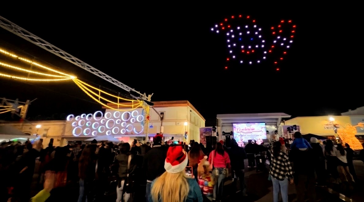 Drone show spectacular display