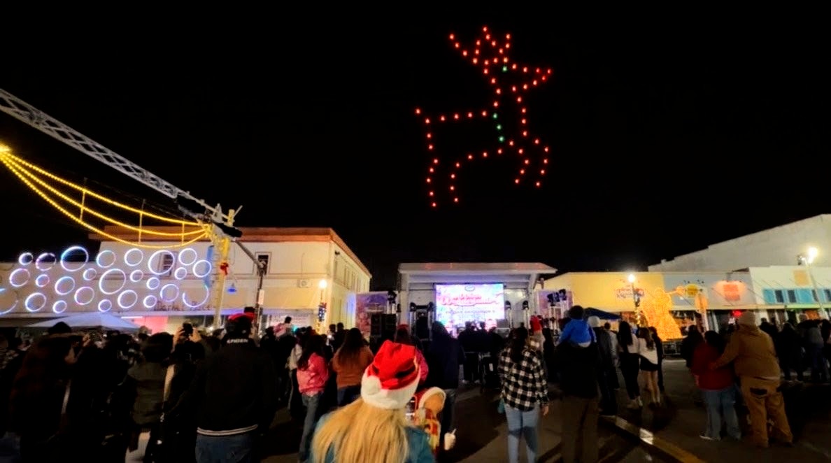 Drone show event entertainment