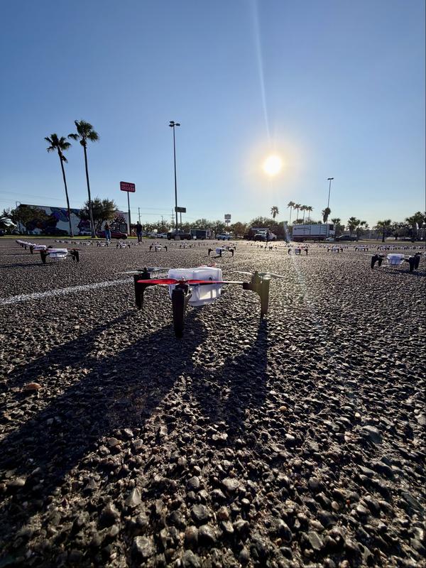 Drone light show experience