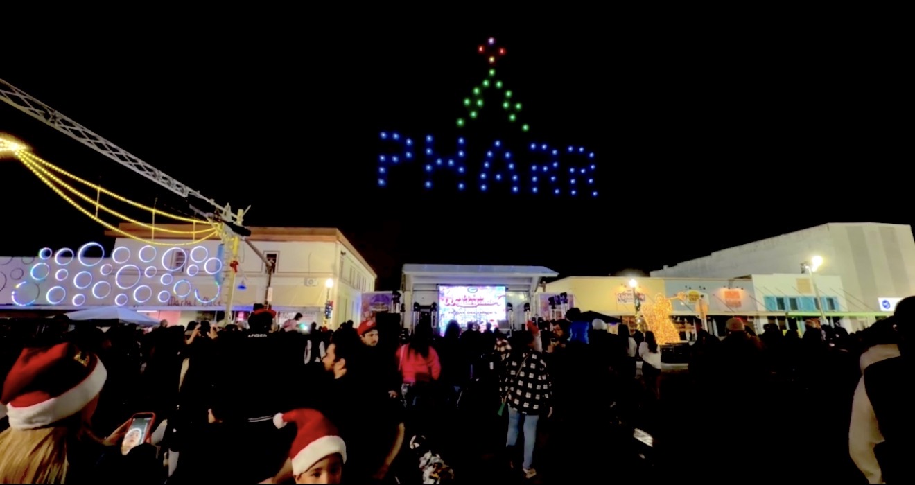 Drone show visual experience