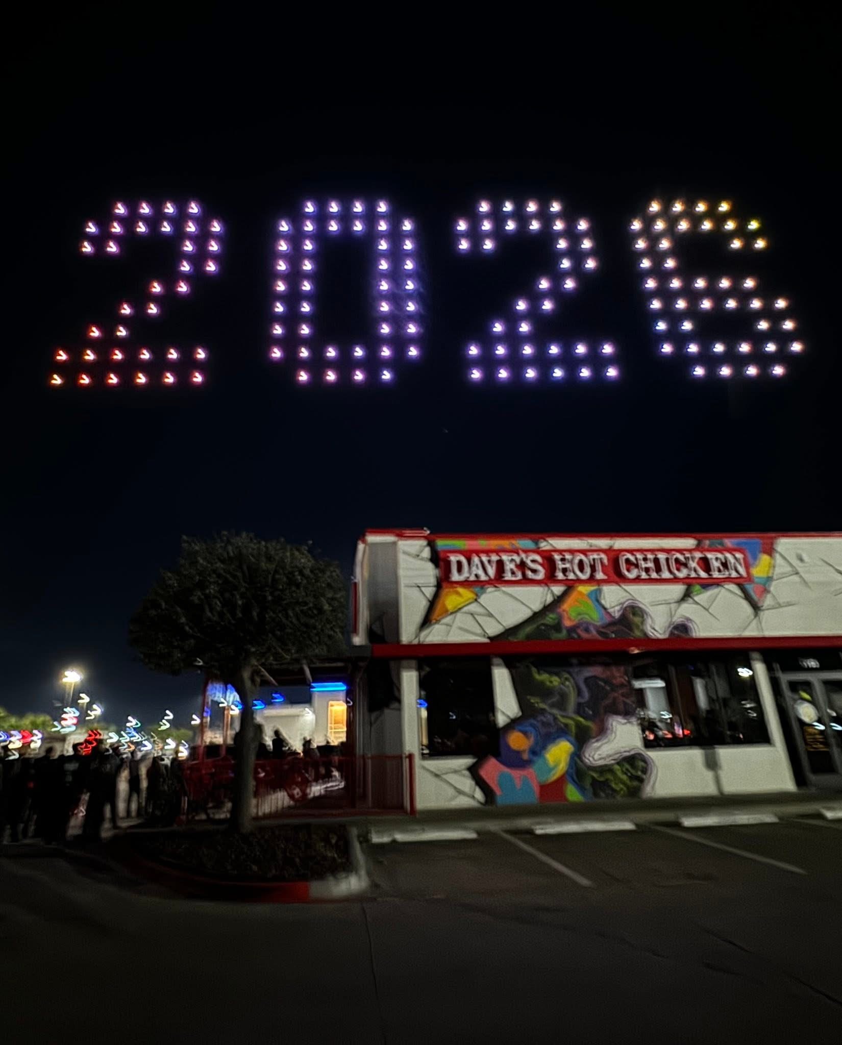 Drone light show formation